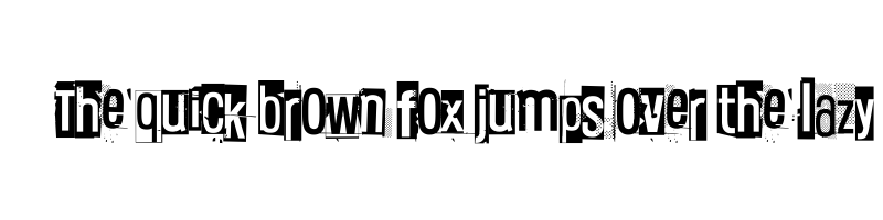 font preview of Disappeared without a trace