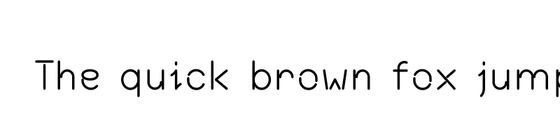 font preview of Ductus Regular