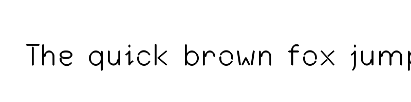 font preview of DuctusGeometric
