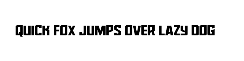 font preview of dynamic trooper expand straight