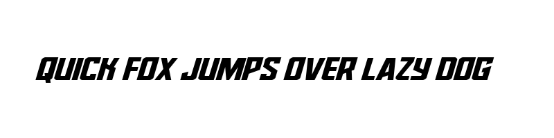font preview of dynamic trooper expand