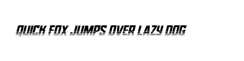 font preview of dynamic trooper half