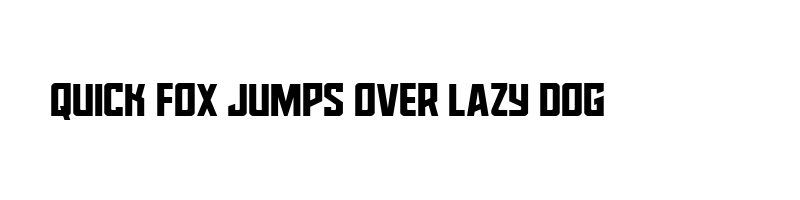 font preview of dynamic trooper straight