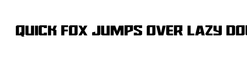 font preview of dynamic trooper wide straight