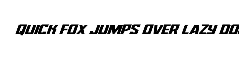 font preview of dynamic trooper wide