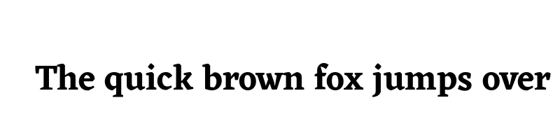 font preview of Eczar SemiBold