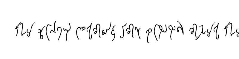 font preview of Elfique