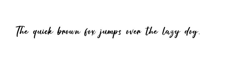 font preview of Emily Berlinda
