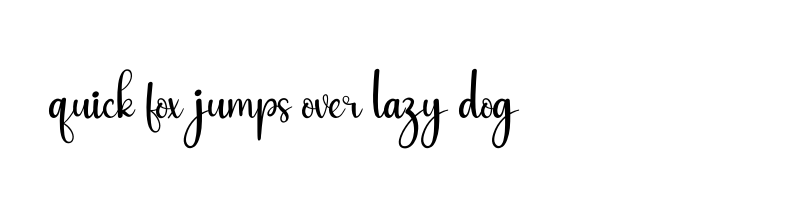 font preview of Evening