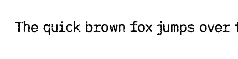 font preview of Evil Typewriter