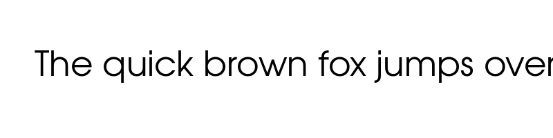 font preview of Evolventa Regular