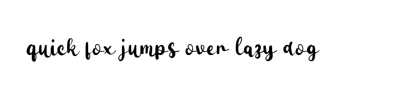 font preview of f Fahmila