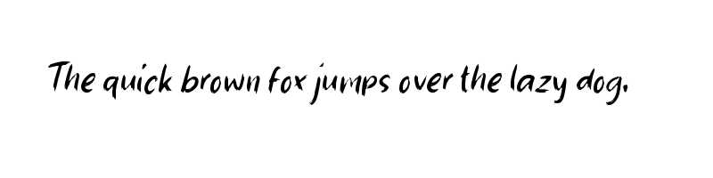 font preview of f From Home