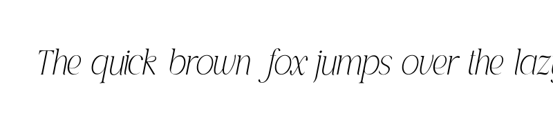 font preview of Fantasi Women Italic