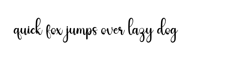 font preview of Feminine