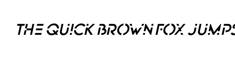 font preview of File Deletion Italic