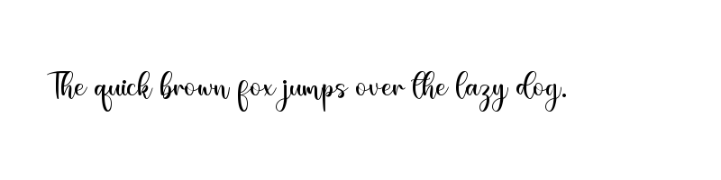 font preview of Flamingo