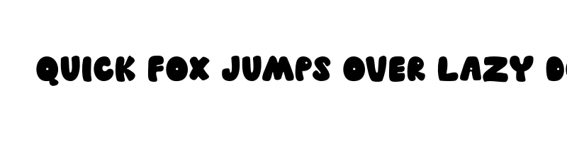 font preview of Fleshy Chubby