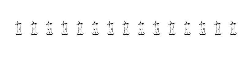 font preview of FOOD