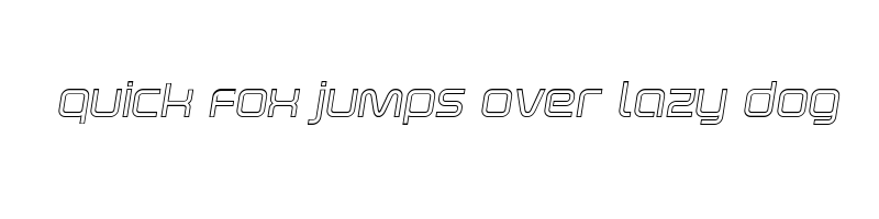 font preview of fox on thego out semital