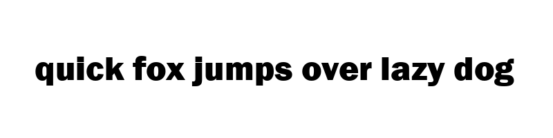 font preview of FRAHV