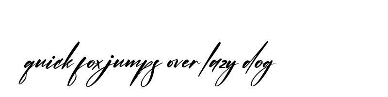 font preview of Gesturally Italic