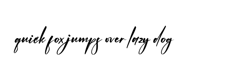 font preview of Gesturally