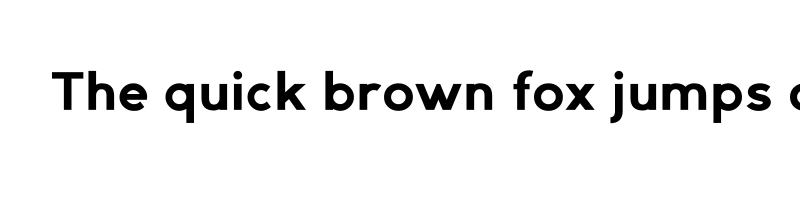 font preview of GexoSans Bold