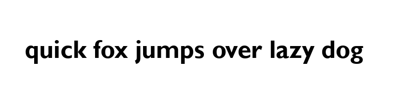 font preview of GILB