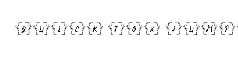 font preview of Goan Chinese Monogram