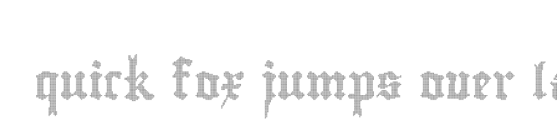 font preview of Gossip HighCrossSmall