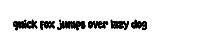 font preview of GraffitiBubble DemoVersion Regular