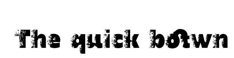 font preview of GRUNGE