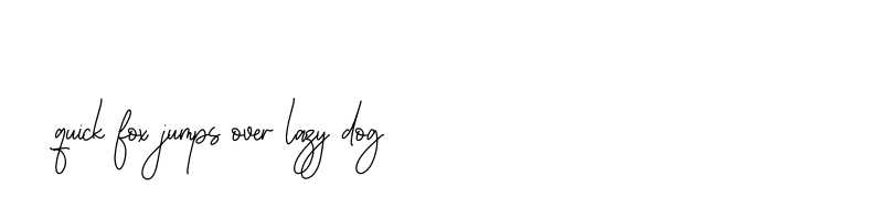 font preview of Hanibee