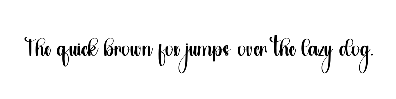 font preview of Happy Wedding