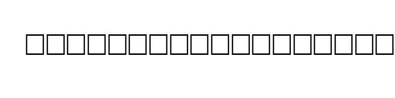 font preview of HBold