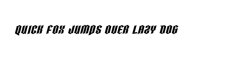 font preview of HELLFIRE font