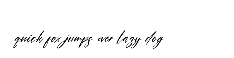 font preview of Hirarki Signature Italic otf