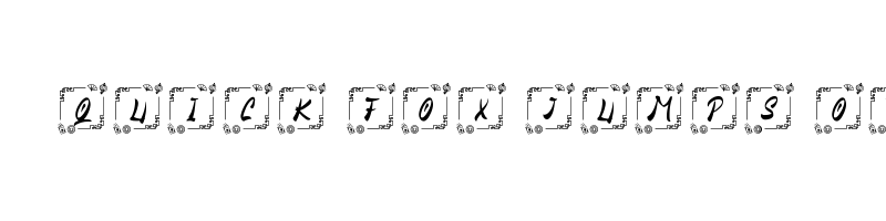 font preview of Honse Chinese Monogram