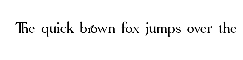 font preview of Horison