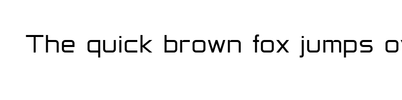 font preview of Horyzen Regular