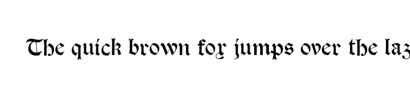 font preview of In die busillis