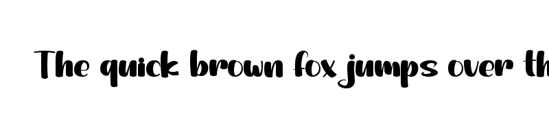 font preview of Justine