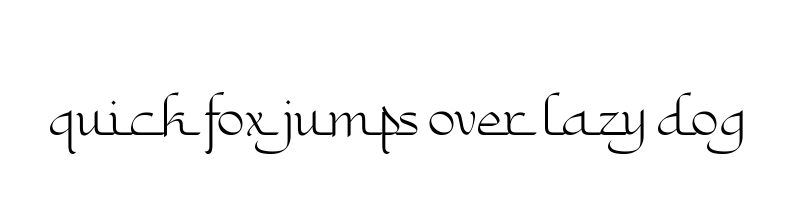 font preview of Kabyah Regular
