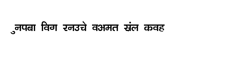 font preview of Kanika Condensed Regular