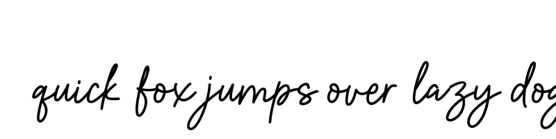 font preview of Katherine Thompson otf