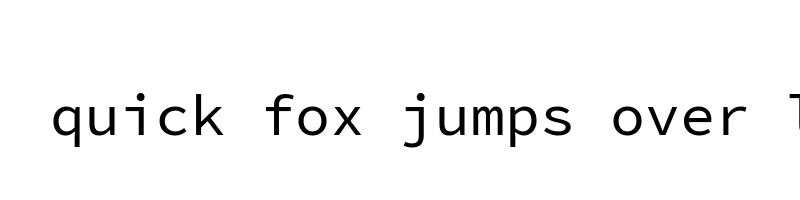 font preview of KawkabMono Regular