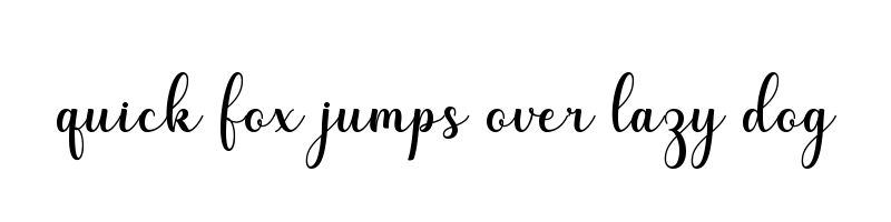 font preview of Kaylani