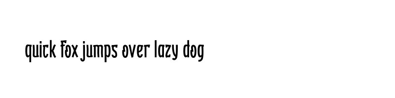 font preview of KEBROON otf