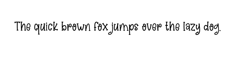font preview of Kids Smart OTF